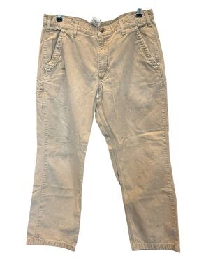 Carhartt Men's Relaxed Fit Carpenter Pants 36x30. Khaki.